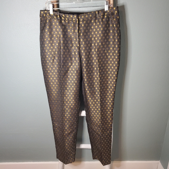 NWT H&M gold diamond pants size 12 - Picture 1 of 12